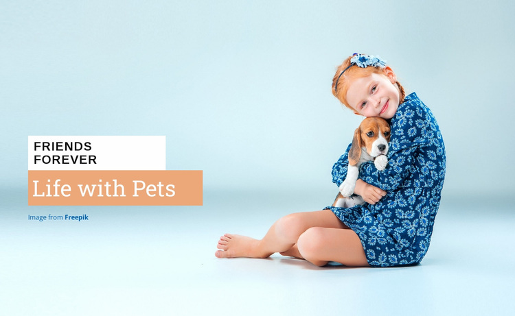 Life with Pets Website Design