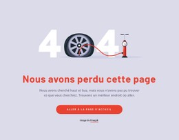 Nous Avons Perdu Ce Bloc De Page Modèle Gratuit