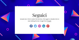 Seguici Su Sfondo Astratto - Sito Con Download Di Modelli HTML