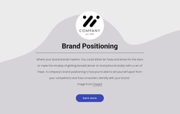 Brand Positioning Basic Html Template With CSS