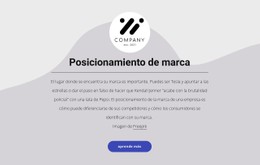 Posicionamiento De Marca Plantilla Html Básica Con CSS