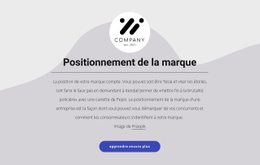 Positionnement De La Marque - Conception Réactive