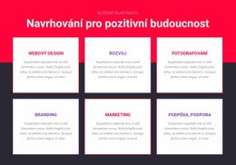 Inspirovaný Design – Šablona HTML A CSS