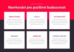 Inspirovaný Design – Nejlepší Šablona Webu