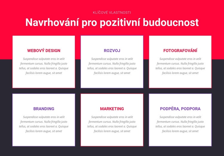 Inspirovaný design Téma WordPress