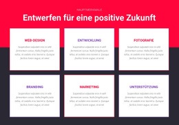 Inspiriertes Design - HTML5-Zielseite