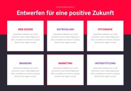 Mehrzweck-Landingpage Für Inspiriertes Design