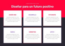 Página De Destino Multipropósito Para Diseño Inspirado