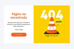 Vaya, Página 404 No Encontrada: Página De Destino Para Cualquier Dispositivo