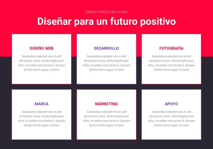 Diseño inspirado Plantilla HTML5