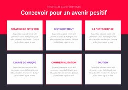 Design Inspiré – Maquette De Site Web Par Glisser-Déposer