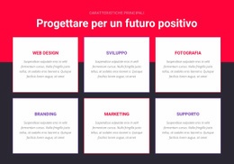 Design Ispirato - Modello HTML E CSS