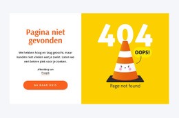 Oeps, 404 Pagina Niet Gevonden Sjablonen Html5 Responsief Gratis