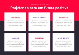 Design Inspirado - Página De Destino HTML5