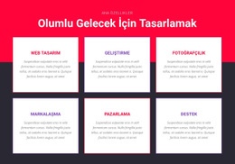 İlham Veren Tasarım Basit CSS Şablonu
