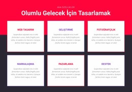 İlham Veren Tasarım - HTML Ve CSS Şablonu