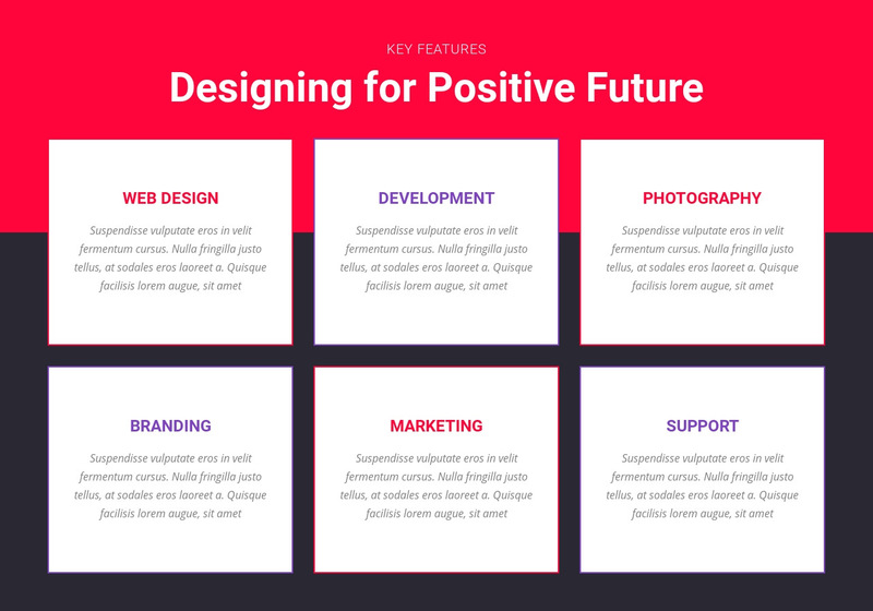 Inspired design Wix Template Alternative