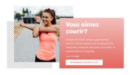 Superbe Conception De Site Web Pour La Course Est Simple