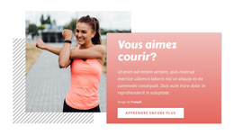 La Course Est Simple – Modèle De Conception De Site Web