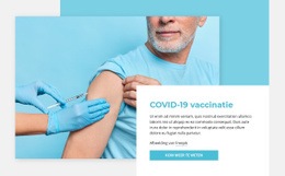 COVID-19 Vaccinatie - Responsieve HTML5-Sjabloon