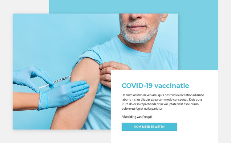 COVID-19 vaccinatie WordPress-thema