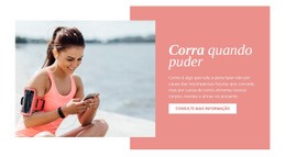 Corra Quando Puder - Free HTML Website Builder