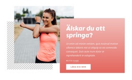 Att Springa Är Enkelt - Kreativ Multifunktionsmall