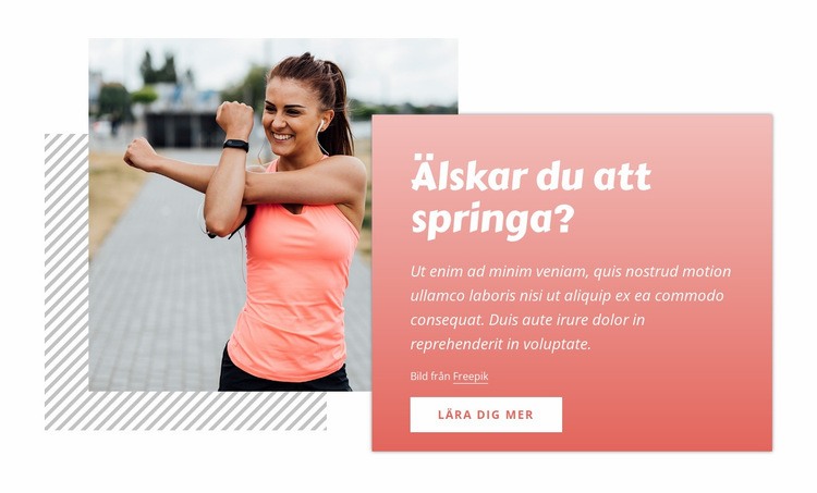 Att springa är enkelt Mall