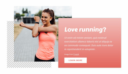 Running Is Simple - Website Design Template