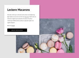 Leckere Macarons - Zielseite Für Jedes Gerät