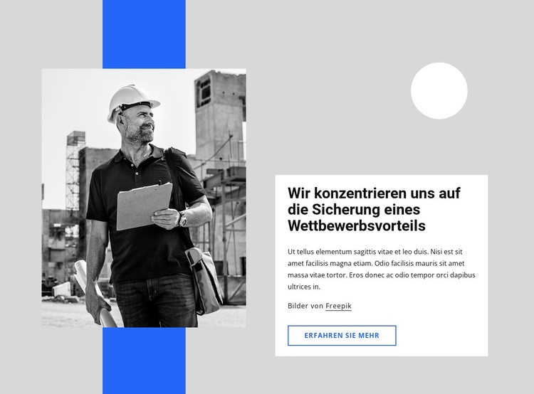 Mehrfamilienhaus Landing Page