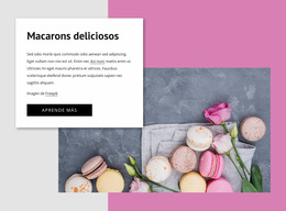 Plantilla Joomla Lista Para Usar Para Macarons Deliciosos