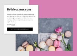 Délicieux Macarons - Superbe Créateur De Site Web