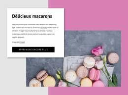 Modèle Joomla Prêt À L'Emploi Pour Délicieux Macarons