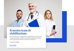 Il Nostro Team Di Riabilitazione - Modello Web