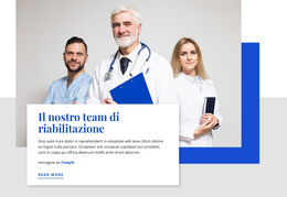 Il Nostro Team Di Riabilitazione - Modello Di Una Pagina