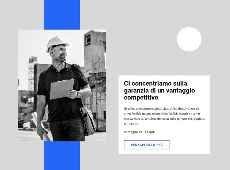 Residenziale plurifamiliare Modello HTML5