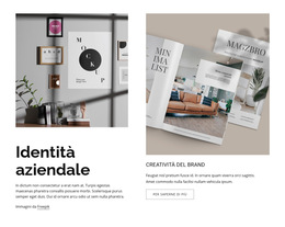 Direzione Creativa - Modello Di Pagina Web