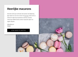 Responsieve HTML Voor Heerlijke Macarons