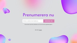Prenumerera Formulär På Abstrakt Bakgrund HTML5-Mall