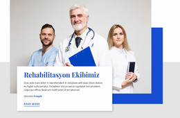 Rehabilitasyon Ekibimiz - Joomla Teması