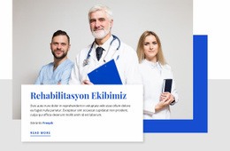 Rehabilitasyon Ekibimiz - Profesyonel Tek Sayfalık Şablon