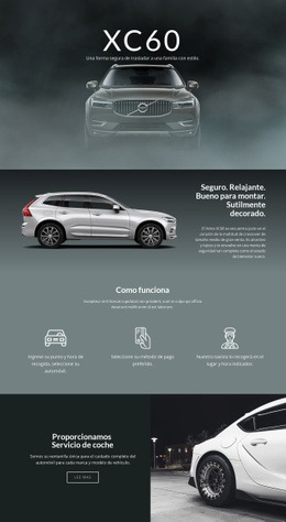 Coche Todoterreno Volvo XC60 - Free HTML Website Builder