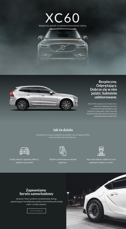 Samochód Terenowy Volvo XC60 - Free HTML Website Builder