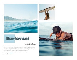 Bootstrap HTML Pro Letní Tábor Pro Surfování
