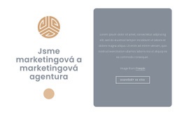 Brandingová A Marketingová Agentura – Šablona Jedné Stránky