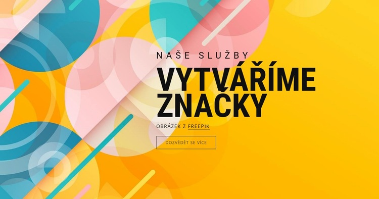 Vytváření majetku značky Téma WordPress