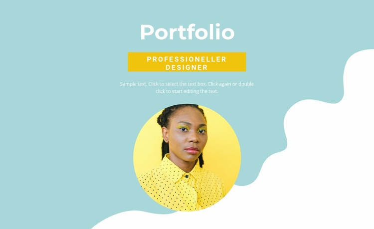 Arbeitgeberportfolio Landing Page