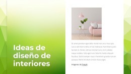 Ideas Creativas De Diseño De Interiores - Plantillas De Sitios Web