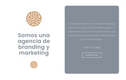 Agencia De Branding Y Marketing Plantilla De Diseño CSS